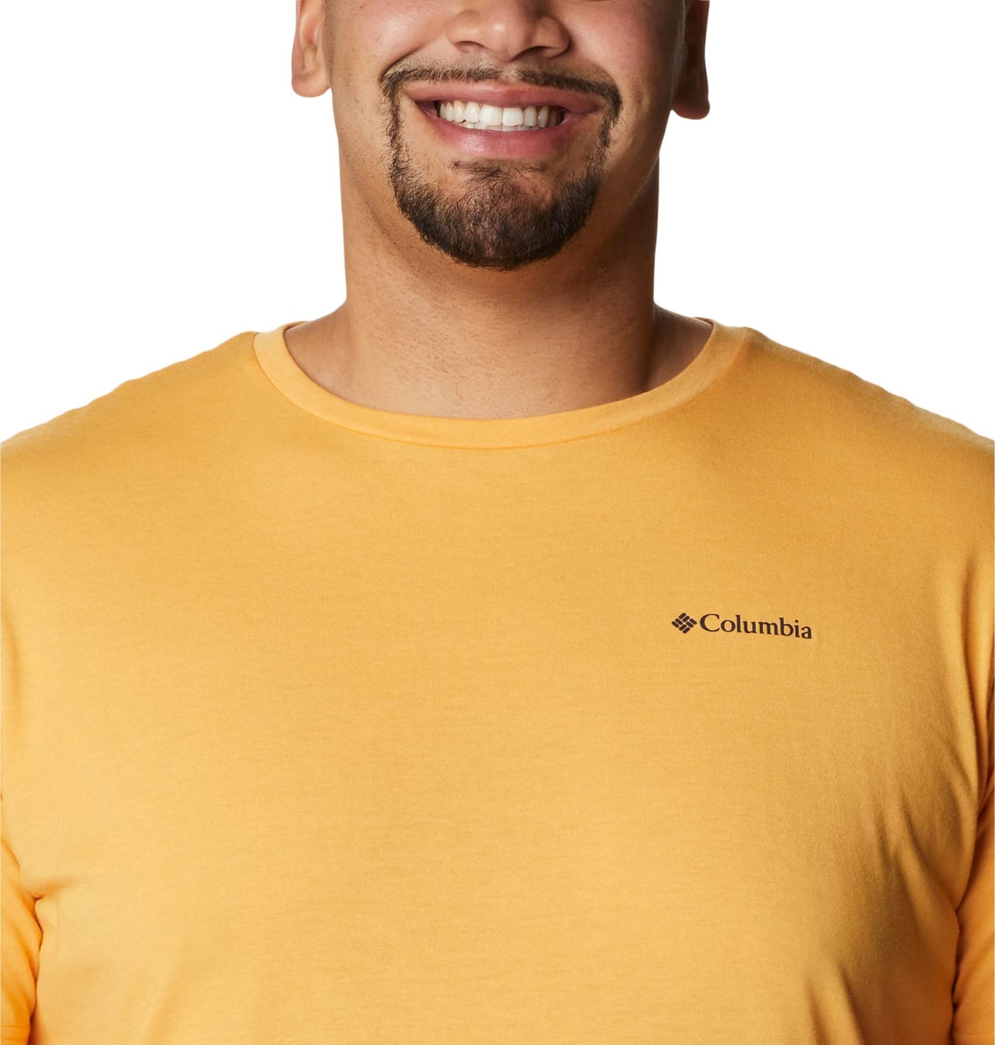 Columbia Men's Thistletown Hills Short Sleeve, Mango Heather, 2X Big
