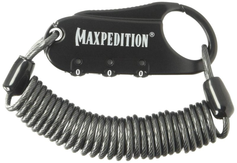 Steel Cable Lock (Black)