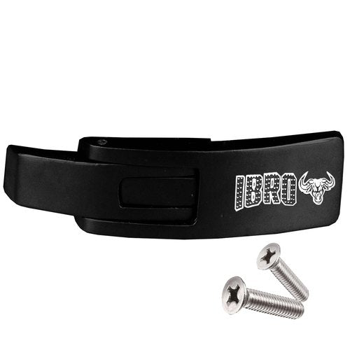 IBRO Heavy Duty Replacement Lever Buckle for 10MM Weight Lifting and Powerlifting Belt - Rust Free Fits All Brands Black