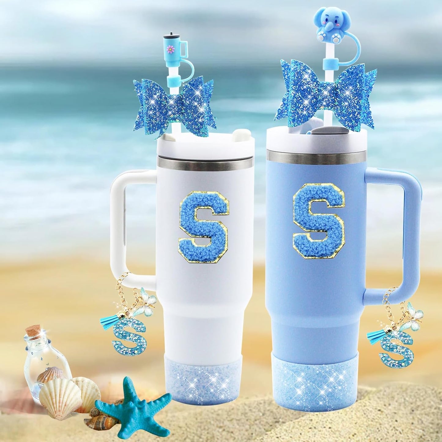 Stanley 9PCS Cup Accessories Set - Includes Straw Cover, Spill Proof Stopper & Handle Charm | Fits 30oz & 40oz