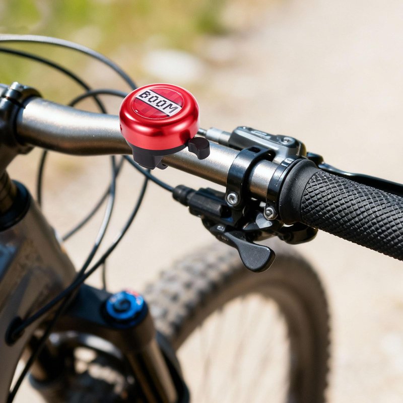 Pixel Theme Bike Bell for Kids, Aluminum Bicycle Bell with Clear Loud Sound Cycling Accessories for Boys Girls Toddler