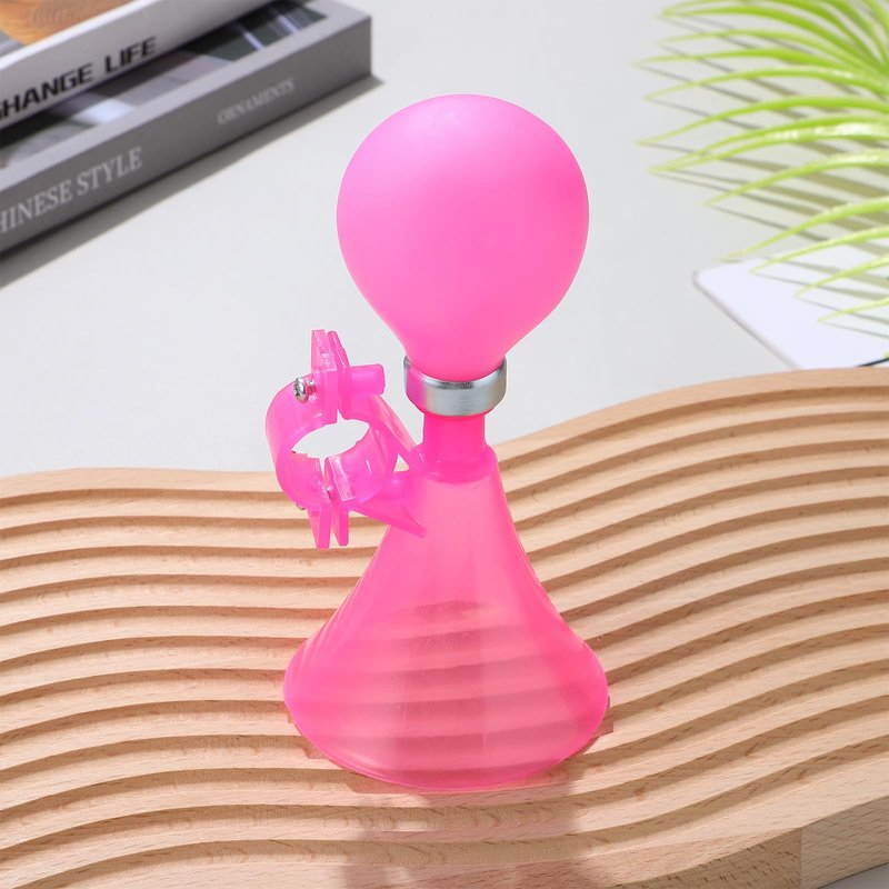 Toddmomy Pink Air Pressure Horn for Kids Bike and Scooter Loud Bicycle Noise Maker Lightweight Safe Outdoor Riding Accessory