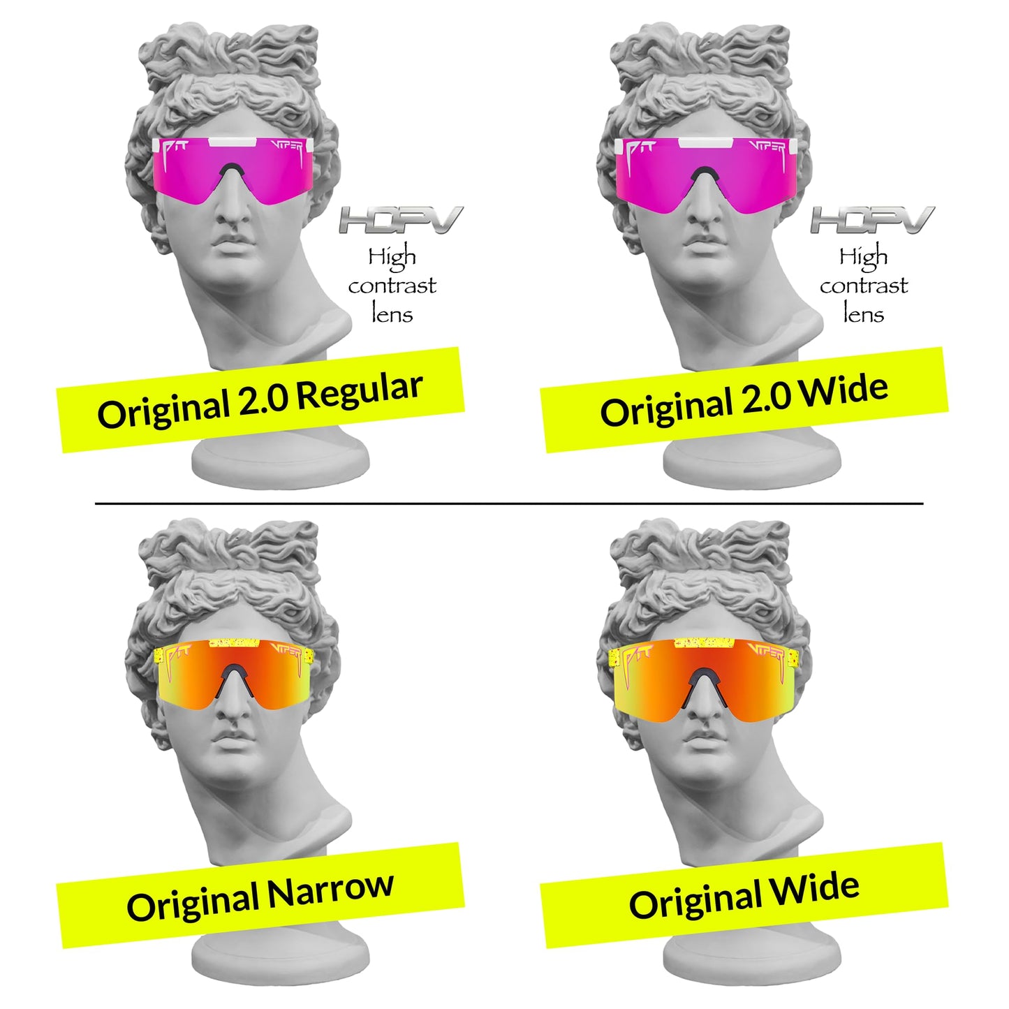 Pit Viper Sunglasses I The Original 2.0 I Regular Fit I HDPV Polarized Lens, Indestructible Frame I Turbo Adjustable for Perfect Fit I Micro Fiber Bag & Retainer Straps I Orange Lens, Black Frame