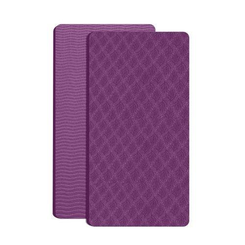 2-Pack TPE Yoga Knee Pads & Exercise Mat - Extra Thick Non-Slip Support for Plank, Push-Up, Kneeling, Pilates & Floor Workouts - Full Body Protection for Knees, Elbows, Wrists - Ideal Yoga Essentials for Women & Men