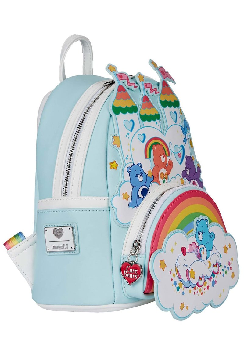 Loungefly Care Bears CareALot Castle Mini Backpack Multi