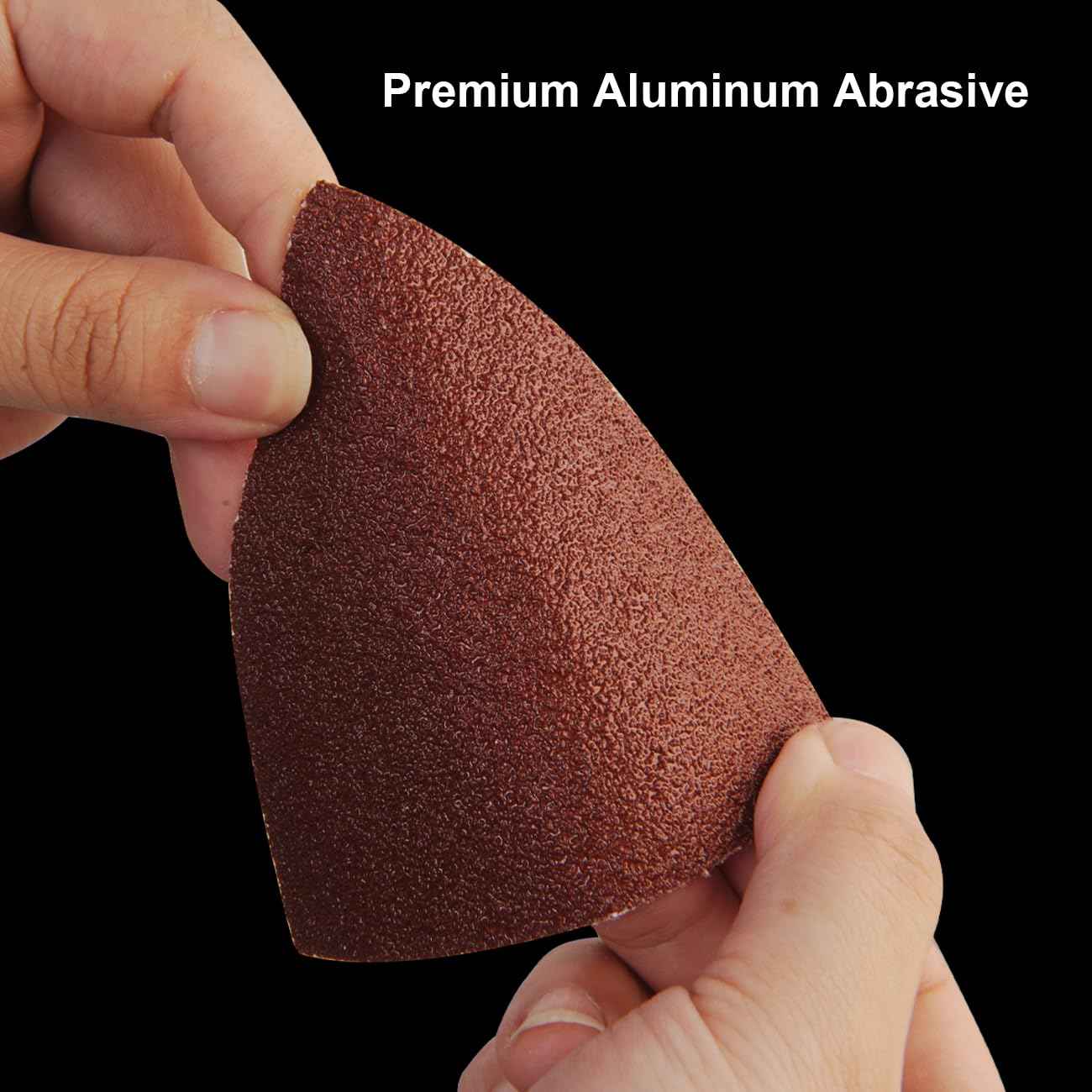 Dobetter 150 PCS Mouse Sander Sandpaper Sand Paper Assortment Pack 60/80/120/180/220 Grit with Holes Hook and Loop Detail Sander Finger Sander Pads