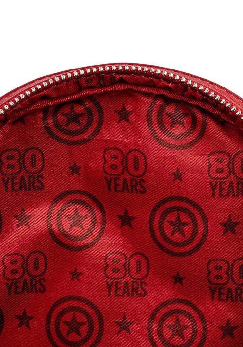 Loungefly Captain America 80th Anniversary Sheild Mini Backpack