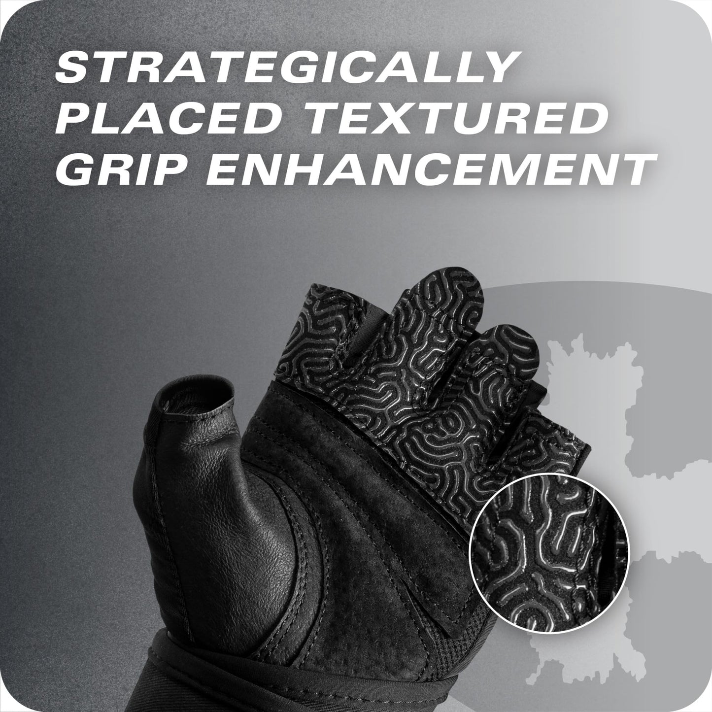 Harbinger Pro Wristwrap Gloves 3.0 - Enhanced Grip, Superior Wrist Support, Breathable 4-Way Stretch Lycra, Durable Leather Palm, Half-Finger Design for Weightlifting, Gym, Tan Camo, Large - Men's