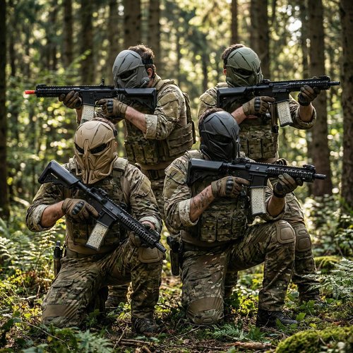 Yzpacc Airsoft Mask Full Face Protective Mask Tactical Full Face Mask for Halloween Hunting CS Tactical Equipment Movie Props Adjustable Size