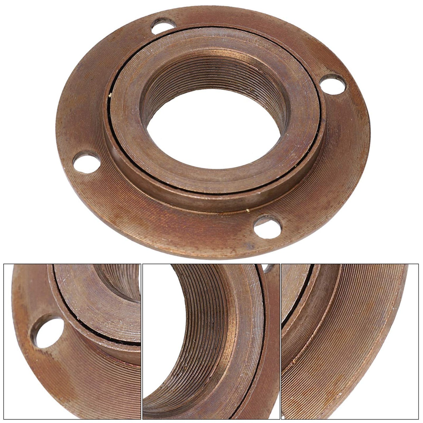 SUNGOOYUE Four Hole Toothless Flywheel, Electric Scooter Wheel Toothless, Metal Four Hole Toothless Flywheel Wheel Accessory for Electric Scooter