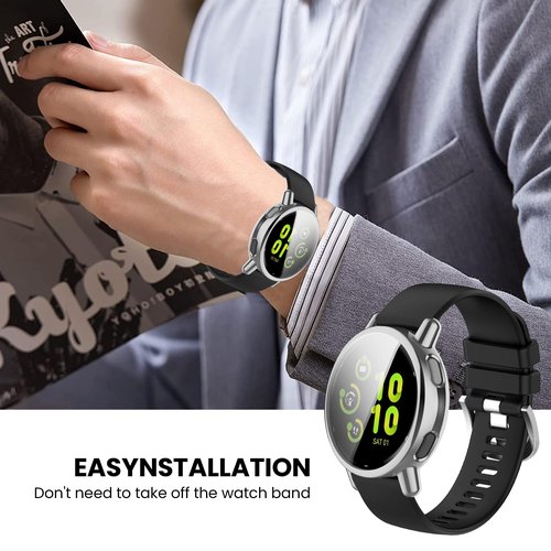 7Pack Screen Protector Case Compatible for Garmin Vivoactive 5 TPU Bumper Full Protective Shell Face Cover