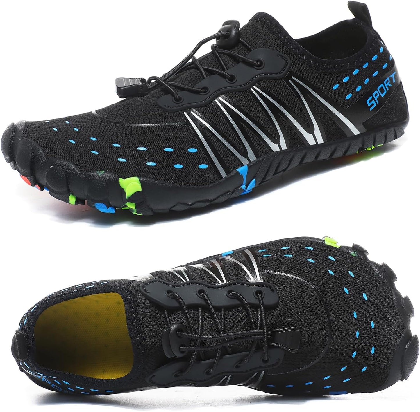 Ziitop Water Shoes - Anti-Slip Barefoot Swim Shoes for Men & Women | Quick Dry, Lightweight, Ideal for Beach & Outdoor Activities