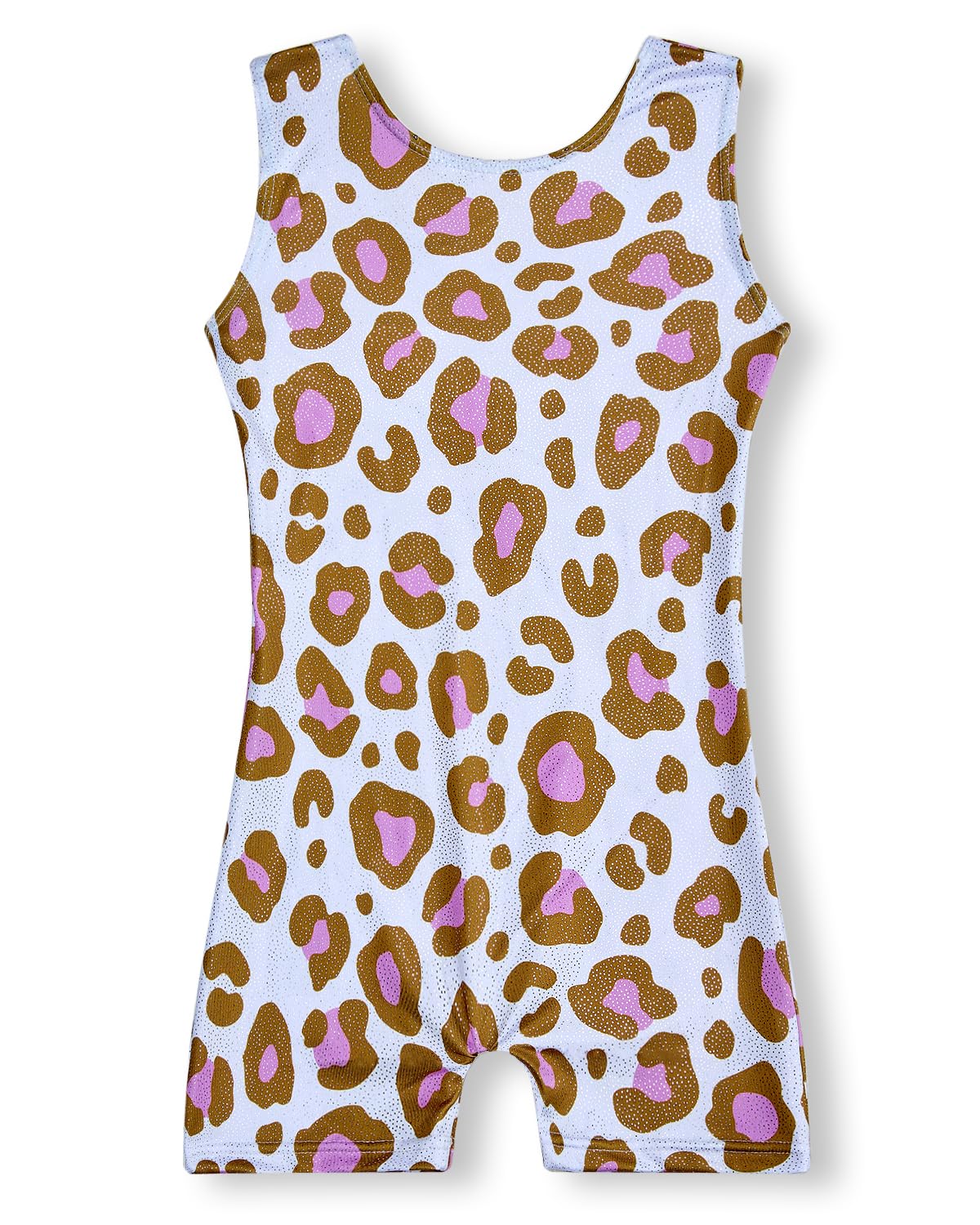 YDMZX Leotards for Girls Gymnastics Size 6-7 6T 6 7 Year Old Toddler Kids Tumbling Outfit Clothes Unitards Biketards White Leopard