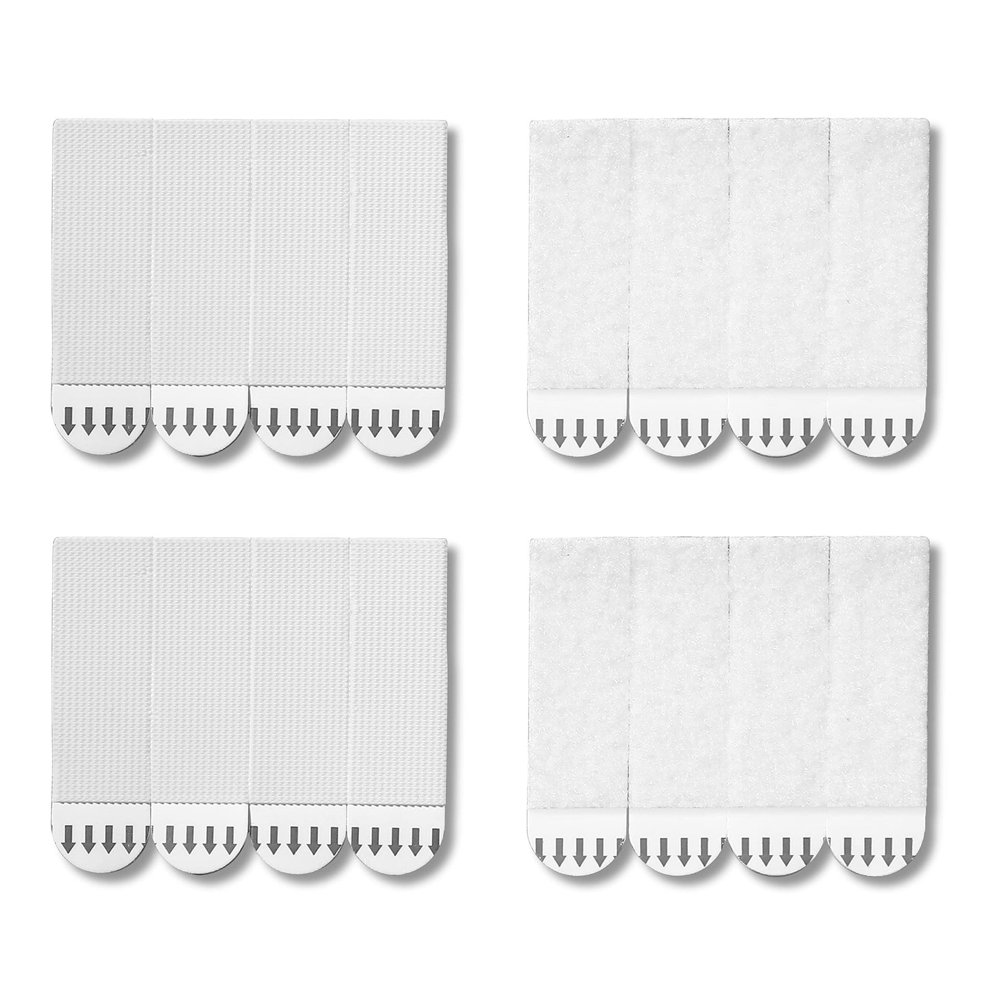 MOVELYST 24-Pairs(48 Strips) Medium Picture Hanging Strips, Hook and Loop Tape, Picture Hanger Damage Free, Waterproof Adhesive Strips for Frame Hanging and Christmas Decorations, Heavy Duty