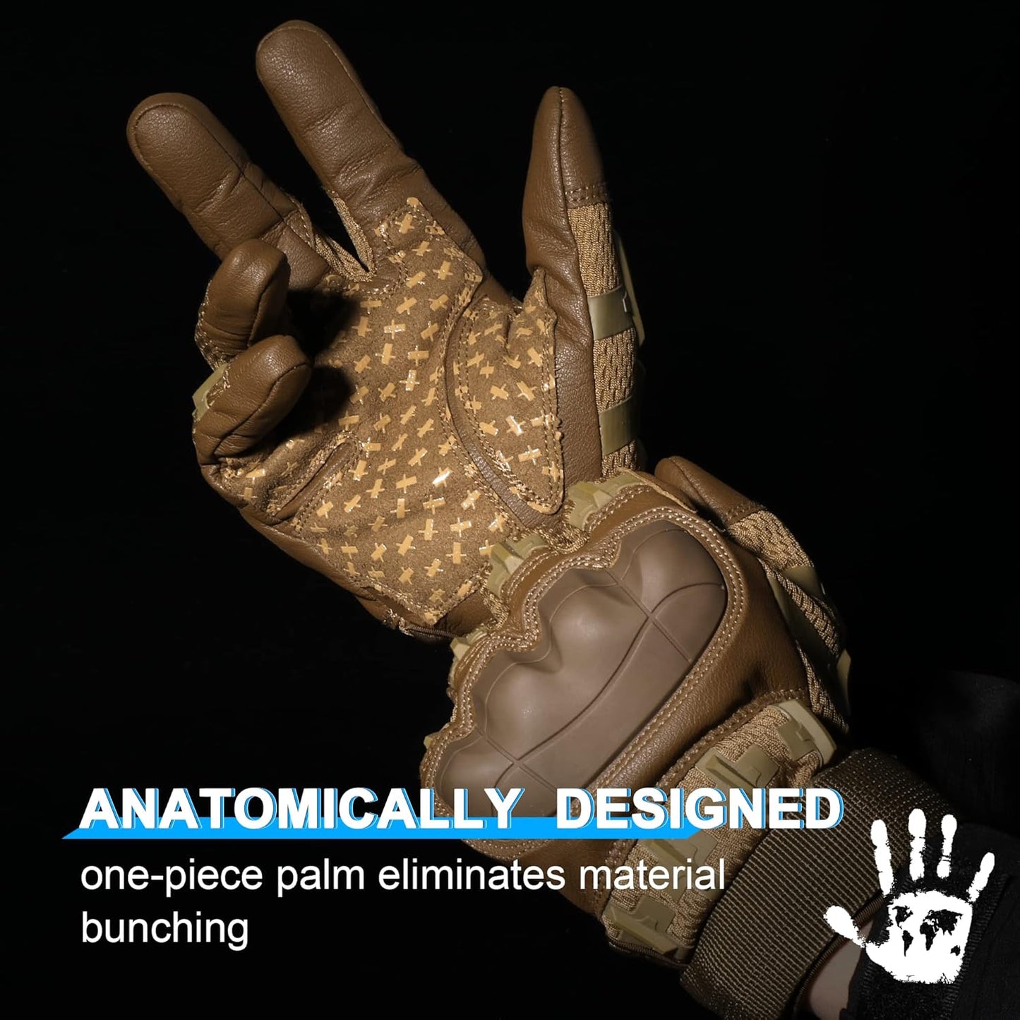 WTACTFUL Tactical Gloves - Touchscreen Rubber Guard for Men | Ideal for Airsoft, Motorcycle & Hunting
