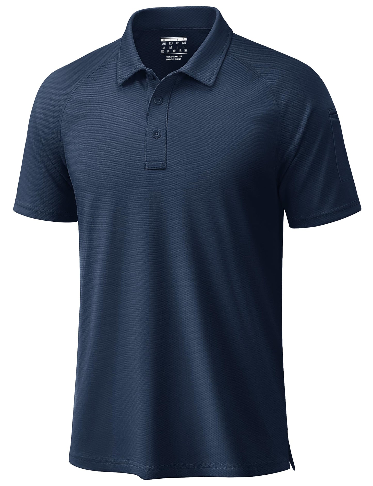 TACVASEN Polo Shirts for Men Short Sleeve Quick Dry UPF 50+ Collared shirt
