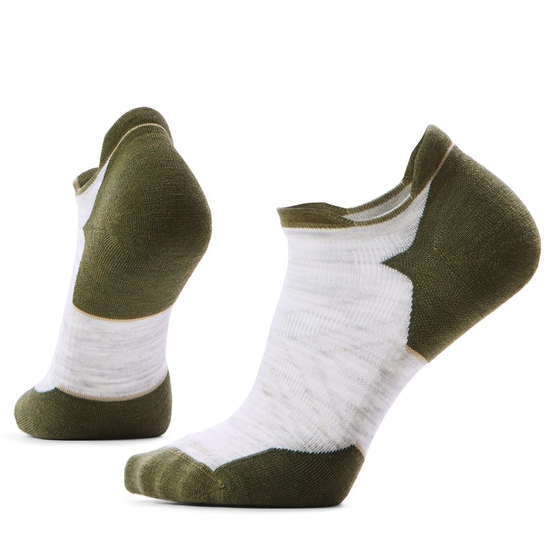 Smartwool, Men's, Run Targeted Cushion Low Ankle, Ash/Winter Moss, Large