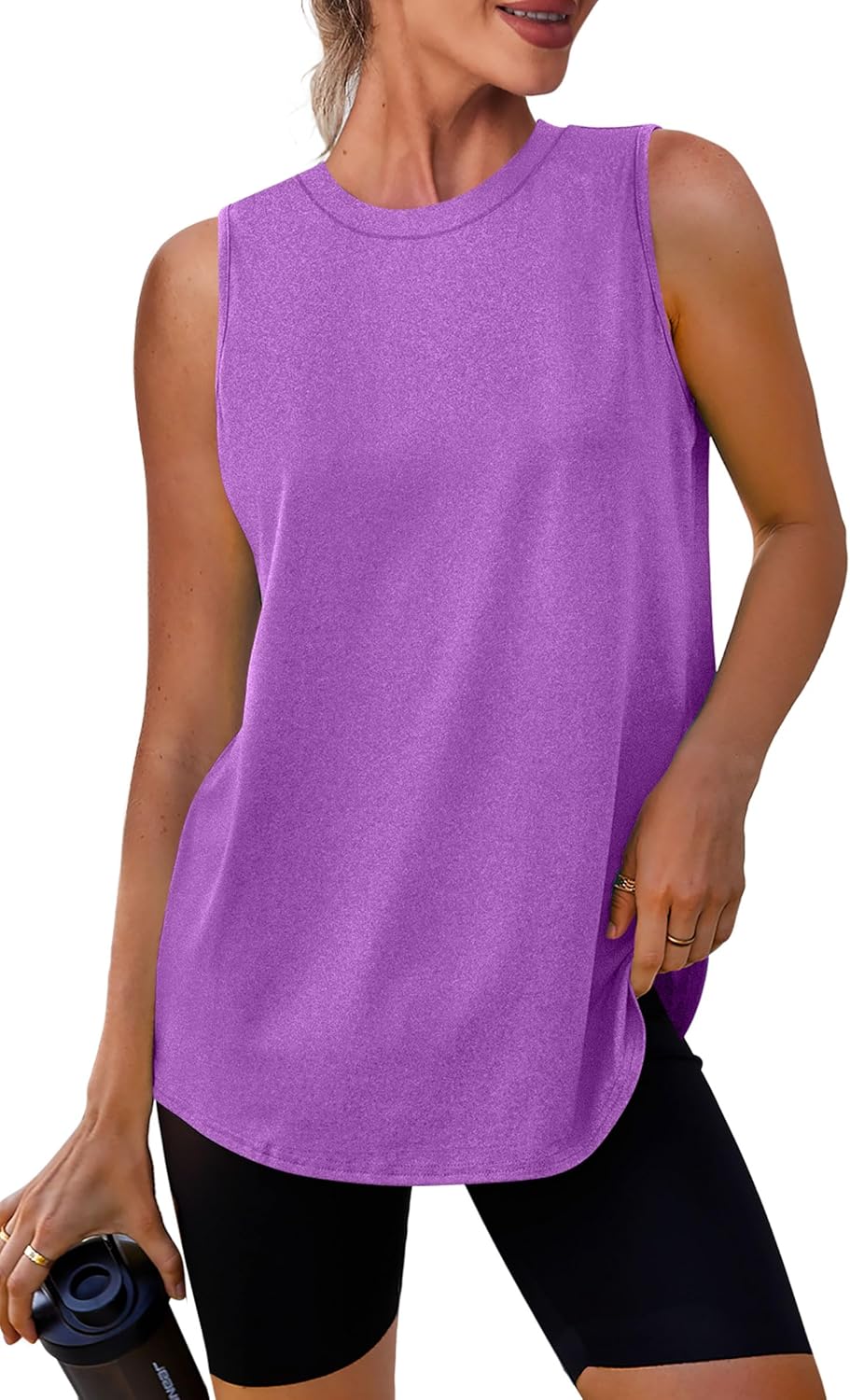 Skiennix Women's Workout Tank Top - Lightweight Sleeveless Athletic Shirt for Running, Yoga & Tennis
