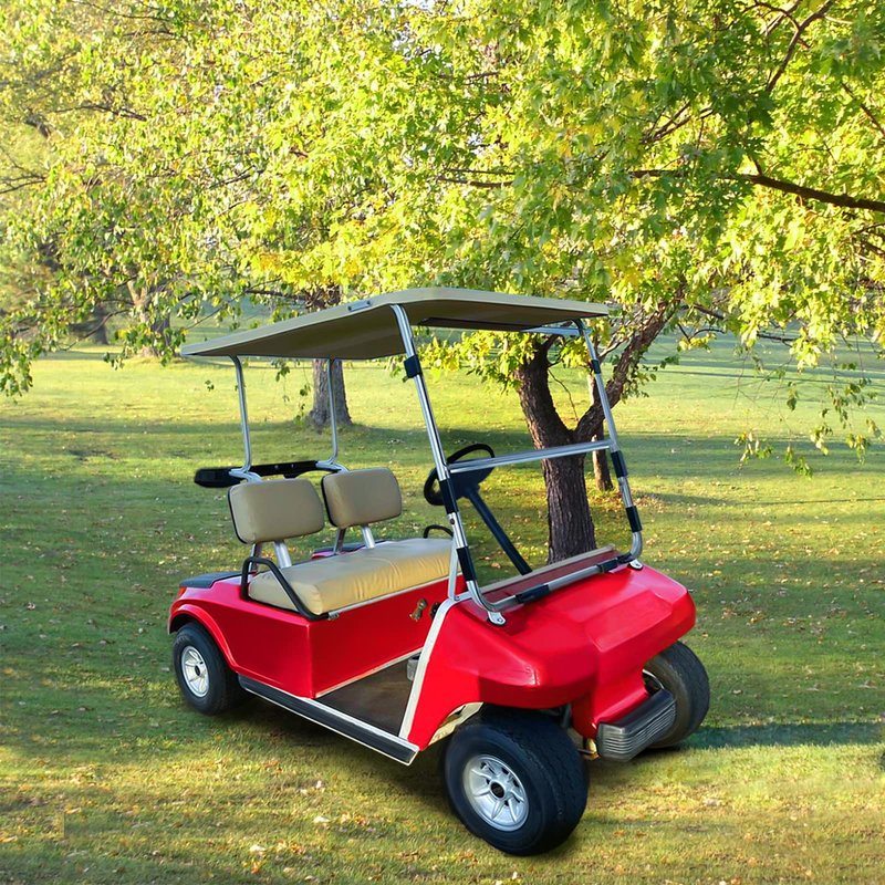 TechInovat Tinted Windshield for Club Car DS 1982-2000 Golf Cart Fold Down