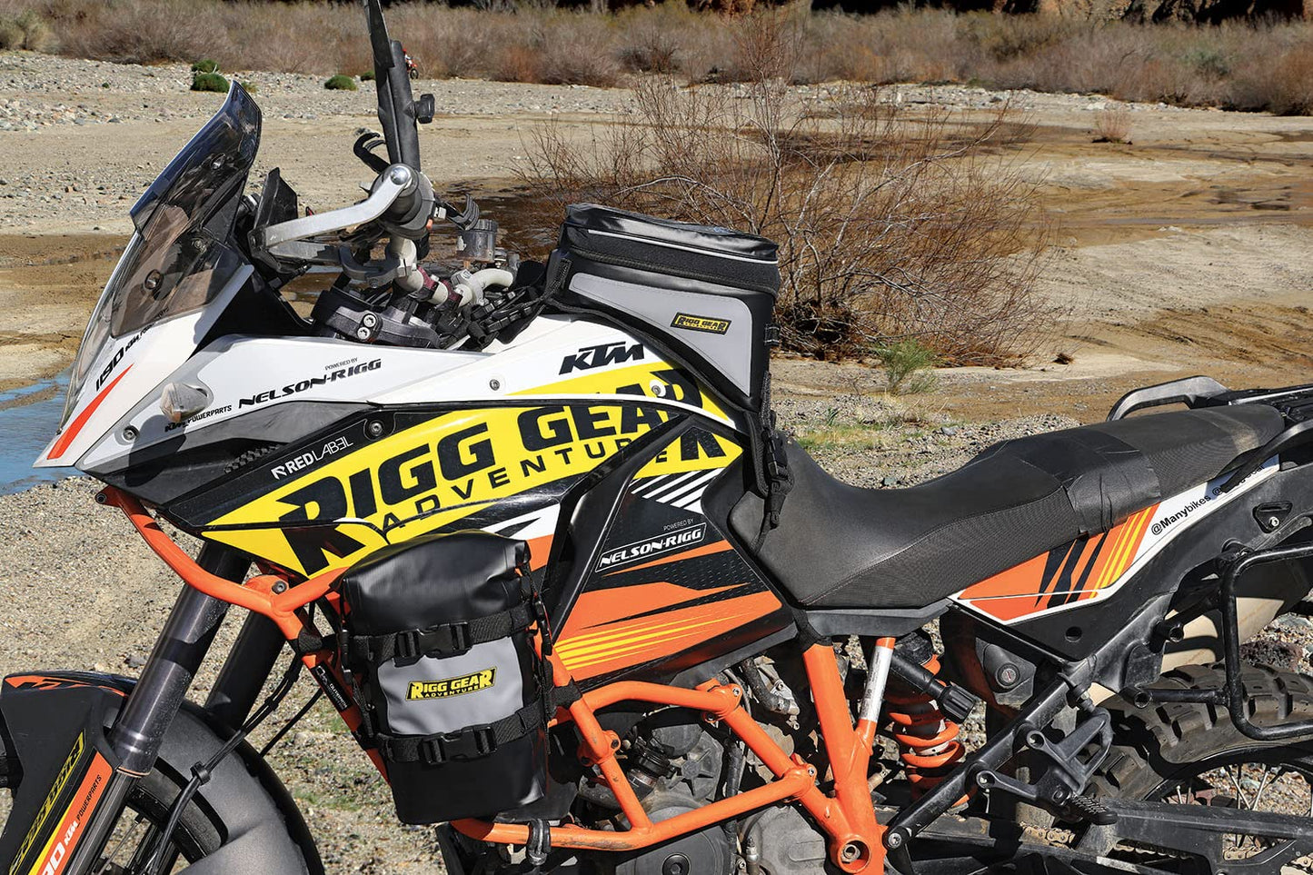 Nelson-Rigg Waterproof Hurricane RiggPak Crash Bar/Tail Bag. Can Also Attach as a MOLLE Bag
