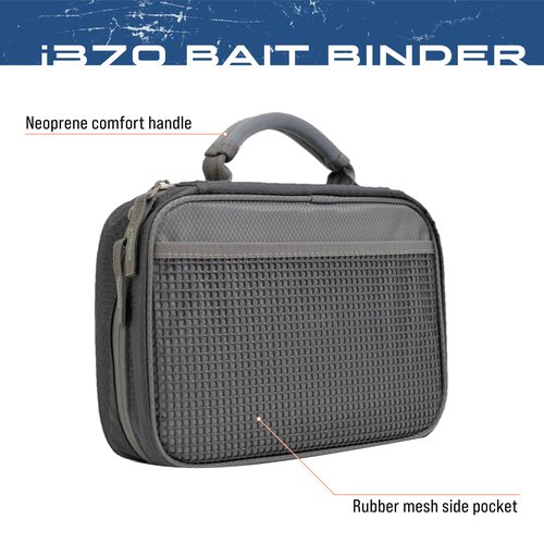 FROGG TOGGS Bait Binder, Fishing Tackle and Bait Storage, Salt Water Resistant Soft Sided Tackle Bag