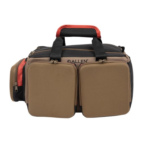 Allen Company Eliminator Range Master Range Bag with Pistol Rug, Coffee/Black, 1408 CU in / 23 L (8305)
