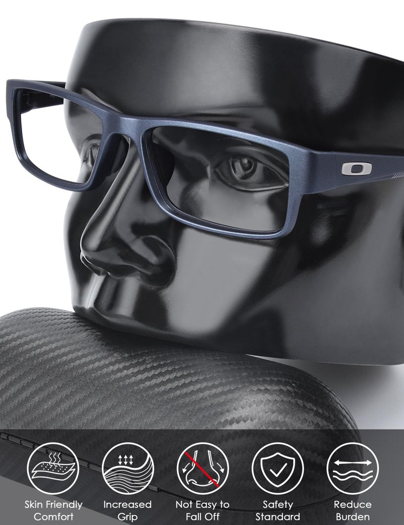 BLAZERBUCK Replacement Nose Piece Pads for Oakley Airdrop OX8046 | OX8065 Sunglass - Asian Fit Black