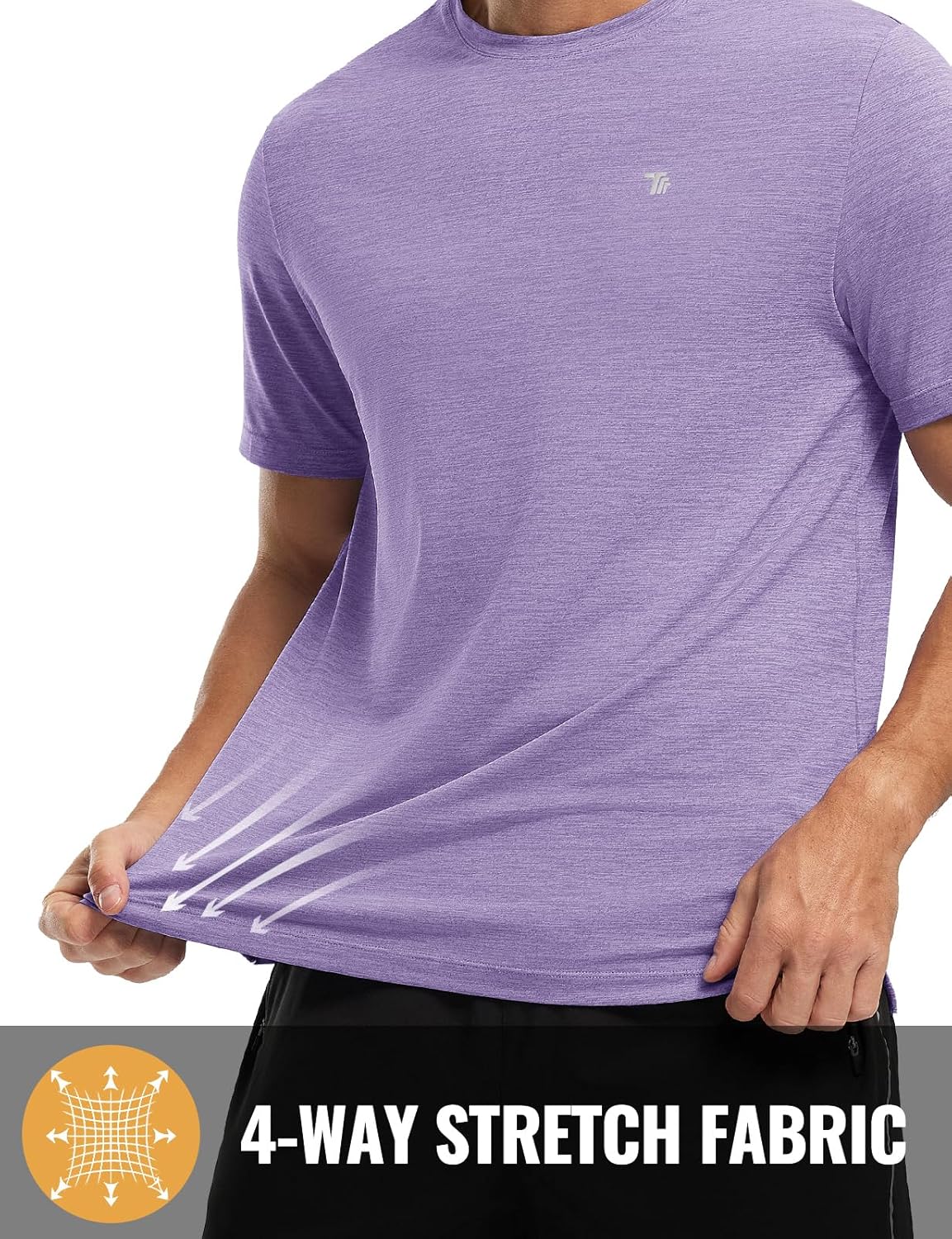 Rdruko Men's Dry Fit Workout Shirts - Moisture-Wicking Short Sleeve Athletic Tees | Perfect for Gym & Running