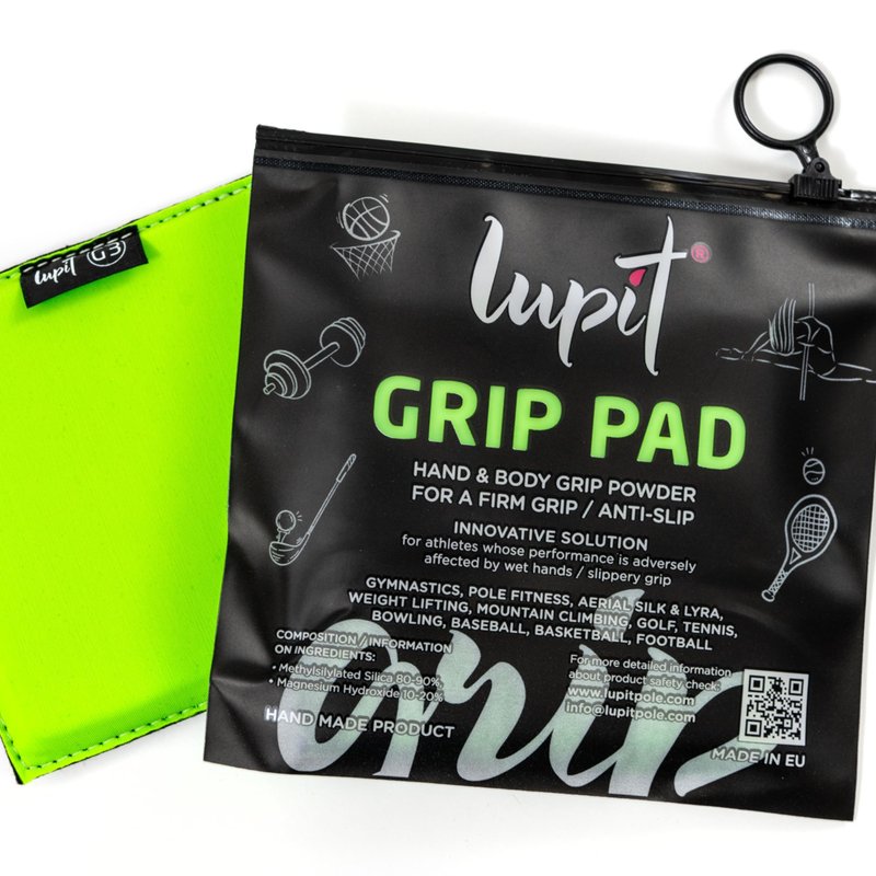 Lupit Green ONE Piece - Golf, Basketball, Gym, Volleyball, Tennis & Pole Dance Grip with 1600 Tabs for Ultimate Control