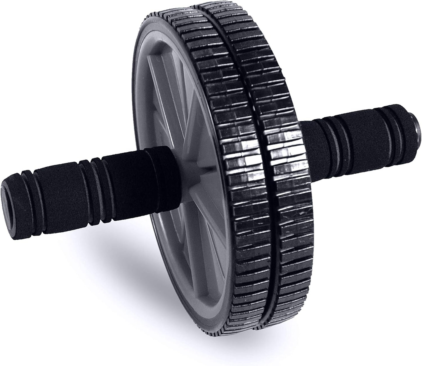 Tone Fitness Ab Roller - Toning Wheel for Effective Abs Workout | Gray Design
