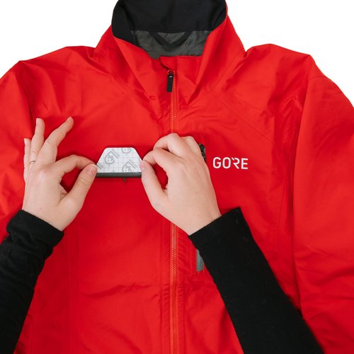 GEAR AID Tenacious Tape Gore-TEX Fabric Patches for Waterproof Jacket & Rain Gear Repair, Black, 2.5” x 2.8” Hex & 2.5” x 4” Rectangle, 4 Patches