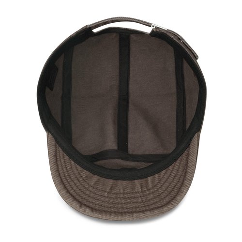 Clakllie Cotton 5 Panel Hats Hip Hop Short Brim Hats for Women Men Soft Golf Dad Hats Low Profile Trucker Cap with Adjustable,BSAD2514-Brown