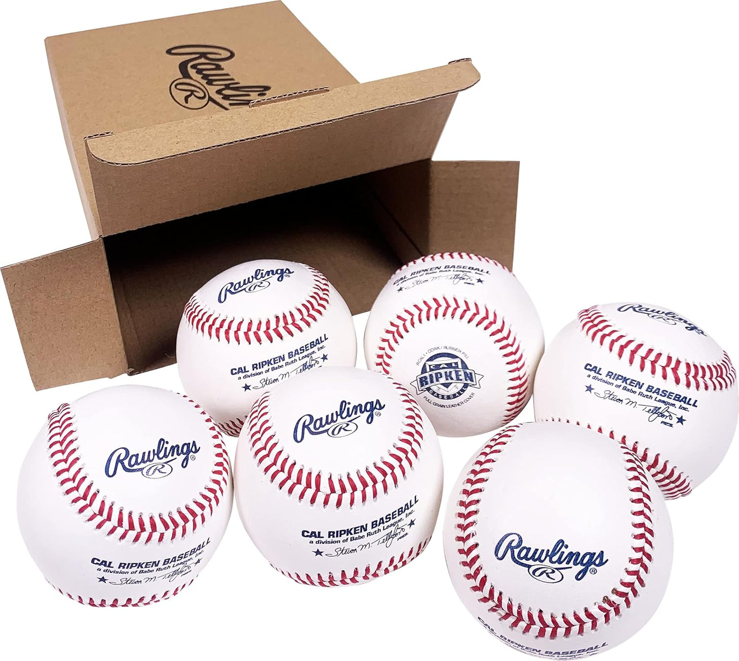 Rawlings Cal Ripken Baseballs - Competition Grade RCAL1 for Youth/14U | Multiple Count Options Available