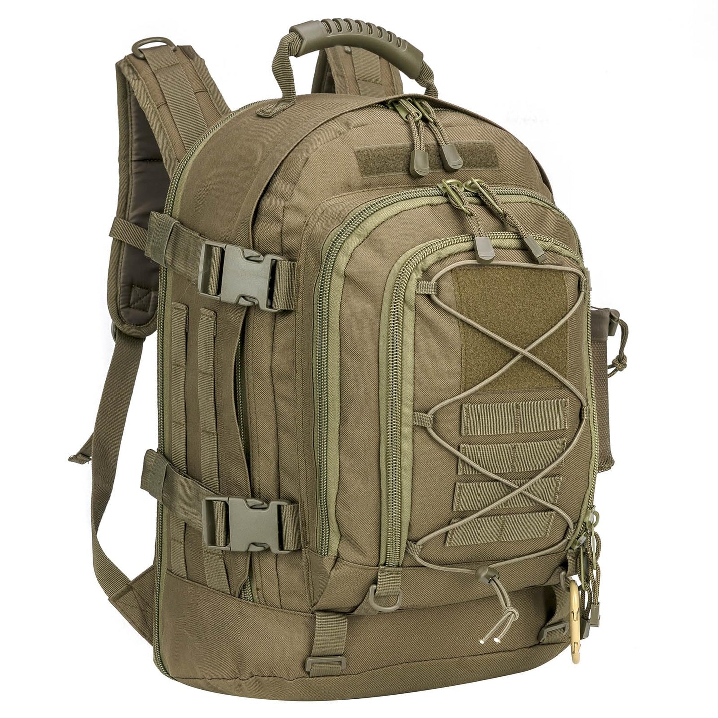 Miramrax Tactical Backpack Military Army Daypack - Assault Pack for Men Molle Backpacks Bug Out Bag 3 Day Pack for Hiking Camping Travel Hunting Rucksack Trekking Green