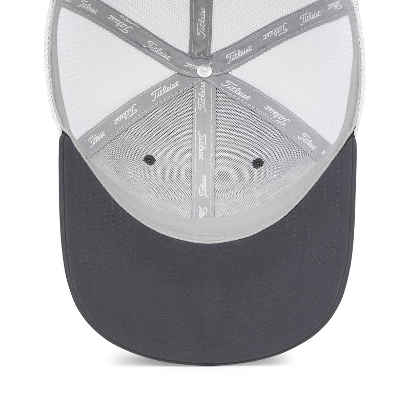 Titleist Tour Performance Mesh Golf Hat, Charcoal/White