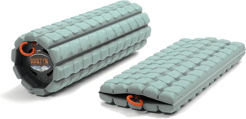 Brazyn Morph Foam Roller - Collapsible Travel Foam Roller for Muscle Recovery & Back Pain Relief (Sage)