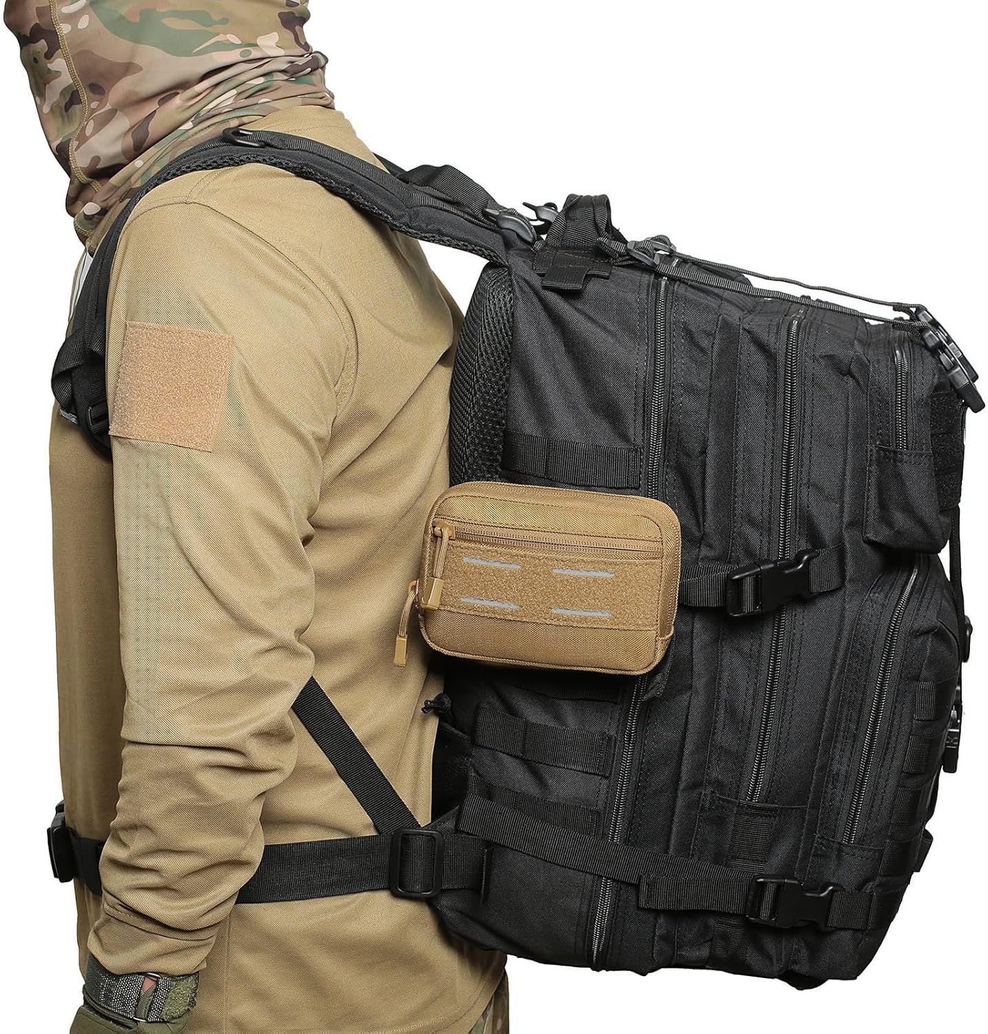 Mini Tactical Belt Pouch by Heavy Duty | Compact EDC Utility Gear for Men - Ideal for Travel & Hiking