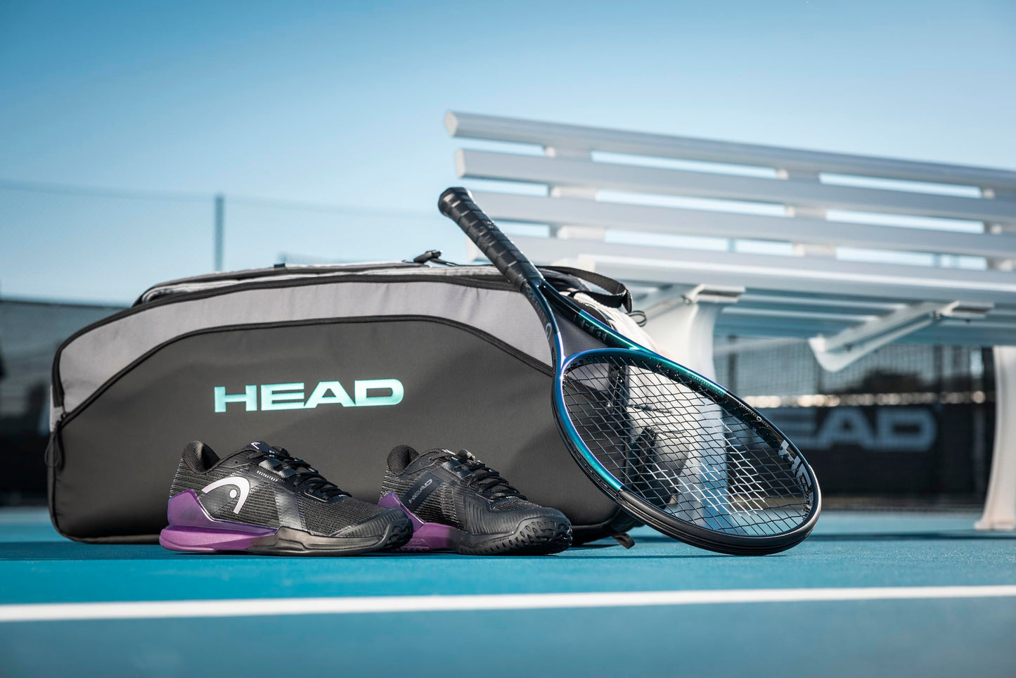 HEAD Gravity MP 2025 Tennis Racquet - Advanced Players, Strung Mid Tension with Velocity 16G String - 4 3/8" Grip