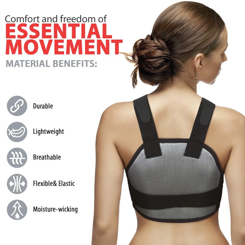 ORTONYX Sternum and Thorax Support Chest Brace Post Open Heart Surgery Sternum Fractures Rehabilitation / ACHB5255-S