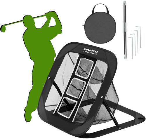 Golf Gift Sets for Men & Women with Accessories Set & Case, Balls, Rangefinder, Tees, Brush, Multifunctional Divot Knife, Scorer, Ball Clamp (Golf Net)