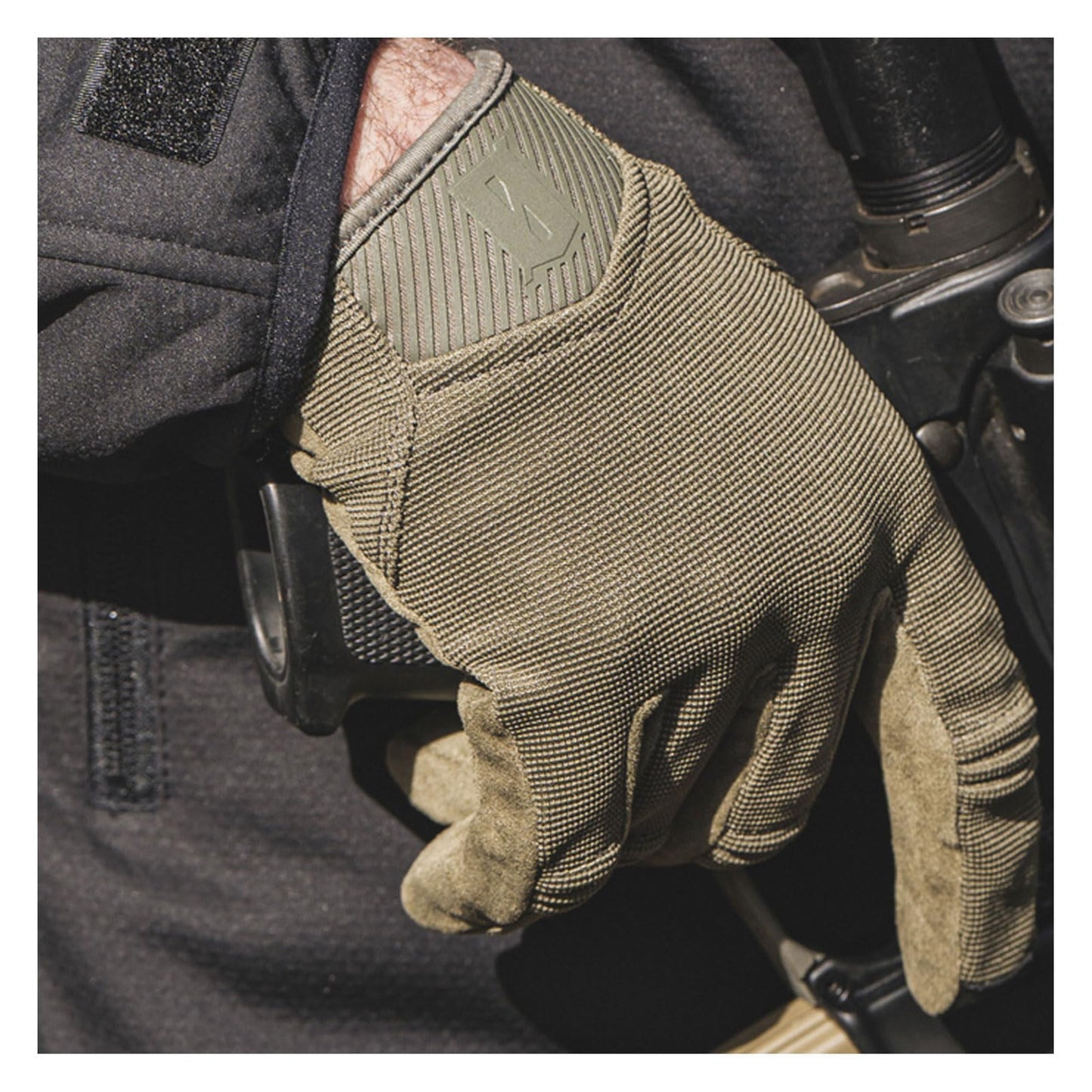 VIKTOS Men's Patrolux OP Glove - Durable Tactical Functional Touchscreen-Compatible Gloves with Reinforced Palm & Fingers, Ranger, Medium