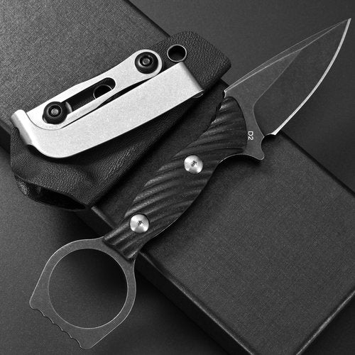 Gtkii GTK399 Fixed Blade Knife D2 Steel Blade G10 Handle Full Tang EDC Tool Knifes for Outdoor Camping Hiking Survival