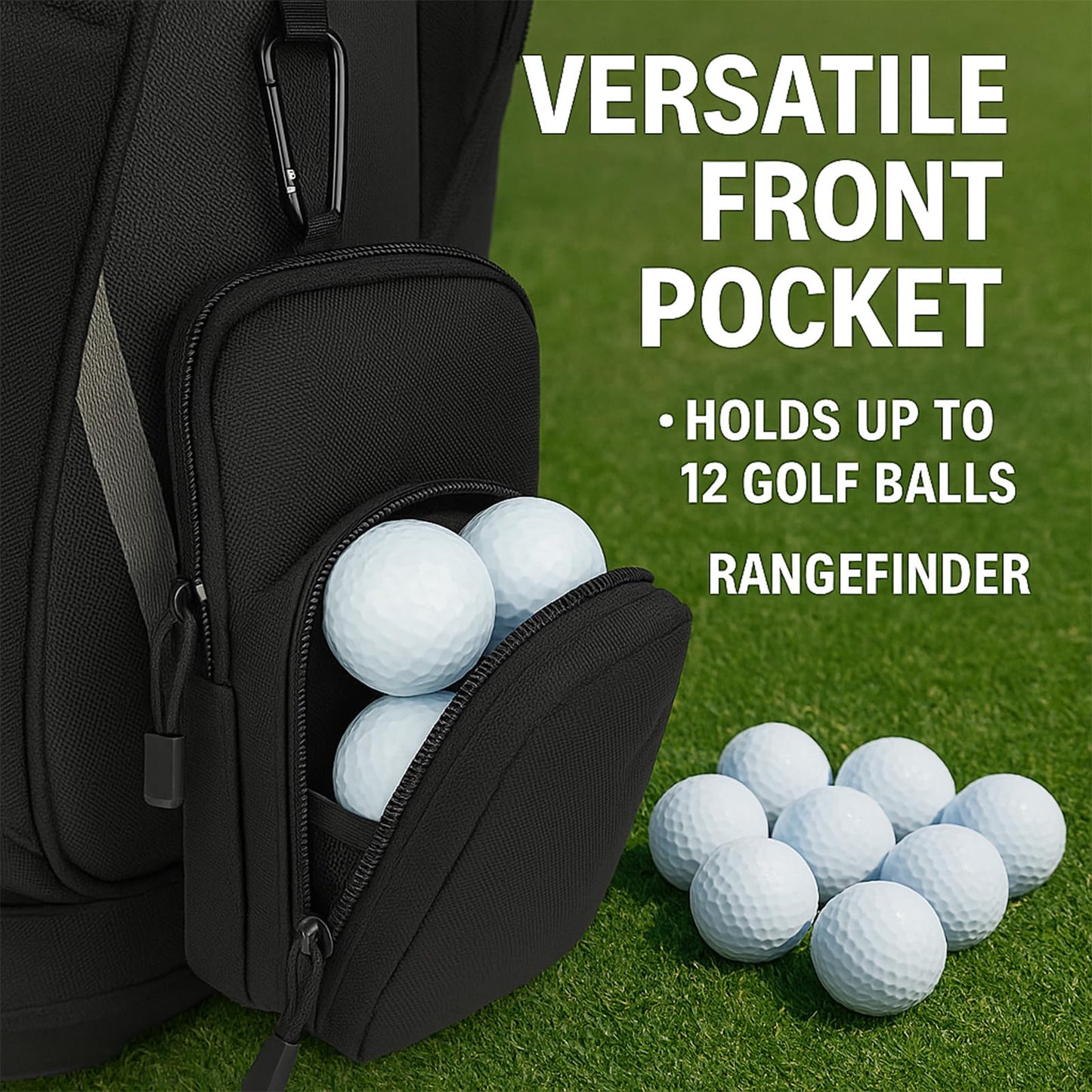 Range Finder Case Rangefinder Holder with Carabiner Universal Fits Rangefinder Case for Golf Hunting
