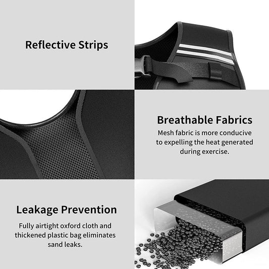 PROIRON Adjustable Weighted Vest 2-44lb,Strength Training Weight Vests for Men Women with Removable Weights, Body Weight Vest for Running Workout Walking Fitness Cardio,Home Gym Equipment