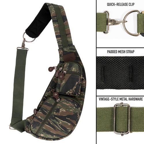 Rothco 24984: Crossbody Canvas Sling Bag