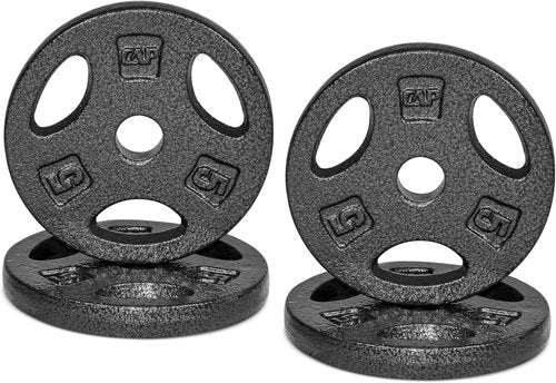 CAP Barbell Weight Plates - Standard 1-Inch Grip for Enhanced Lifting Performance
