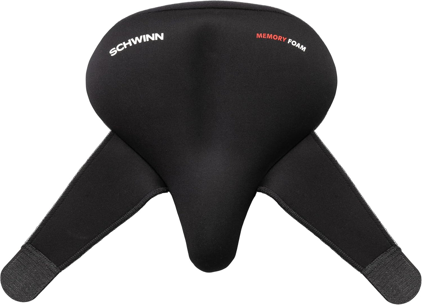 Schwinn Bike Seat Cover - Memory Foam Saddle Cover for Extra Comfort | Weather-Resistant, Dual Straps
