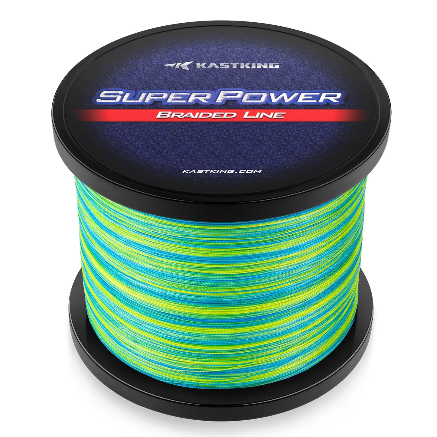 KastKing Superpower Braided Fishing Line, Camo Aqua, 50LB, 150 Yds
