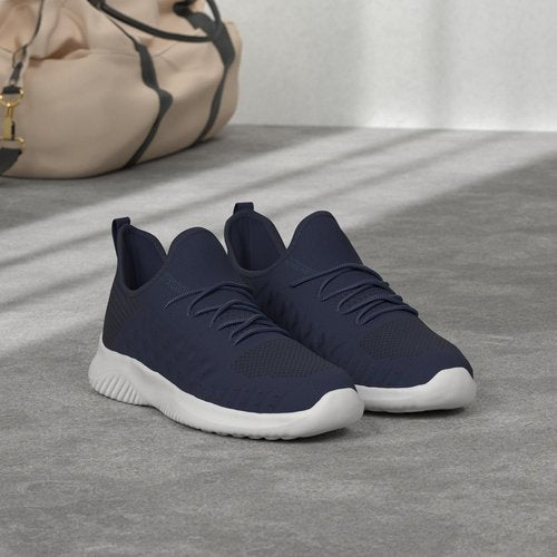 Feethit Men's Slip-On Walking Shoes - Lightweight & Breathable Non-Slip Sneakers for Comfort