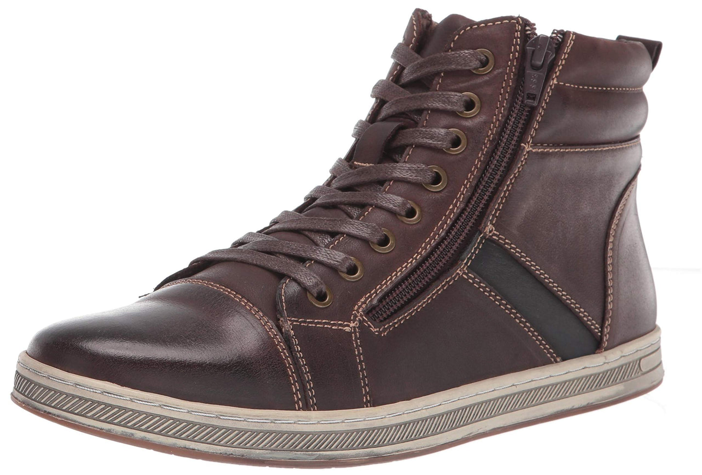 Propét Men's Lucas Hi Skate Shoe, Tan 8 Medium US